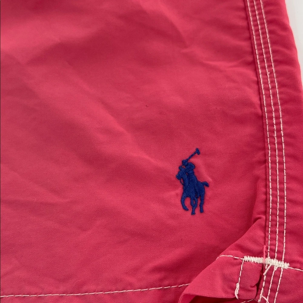 Polo by Ralph Lauren Men's Coral Swim Shorts activewear beach pool‎ nylon S